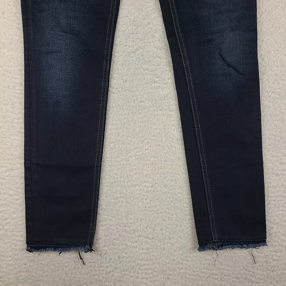 Rag & Bone Jeans Womens 27 Blue Skinny Dearborn Dark Wash Denim
